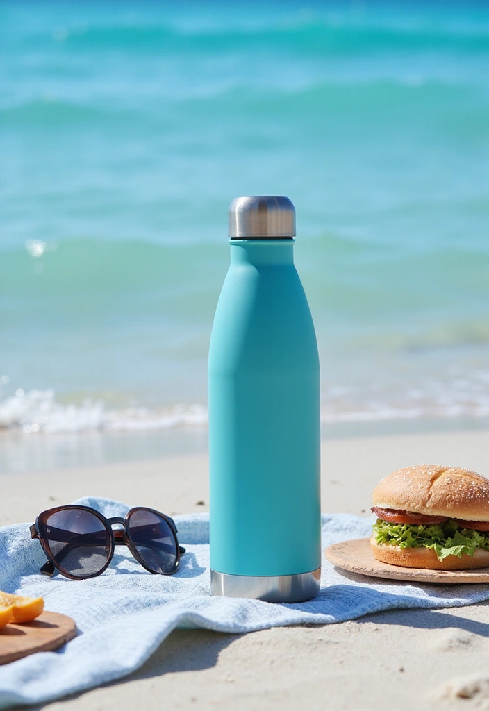 15 Must-Have Items for Your 4th of July Beach Packing List (You Won't Want to Forget #7!) - 3. Reusable Water Bottle