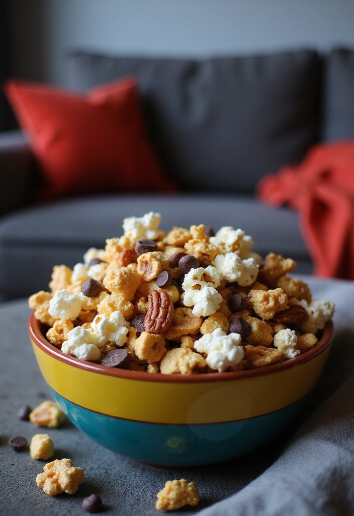 18 Healthy Snacks Your Kids Will Actually Want to Eat (Number 8 Is a Game-Changer!) - 14. Popcorn Trail Mix