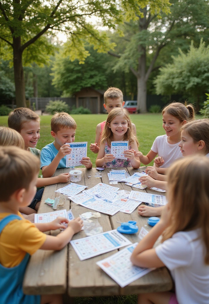 Awesome Scavenger Hunts: 4. Backyard Bingo Hunt