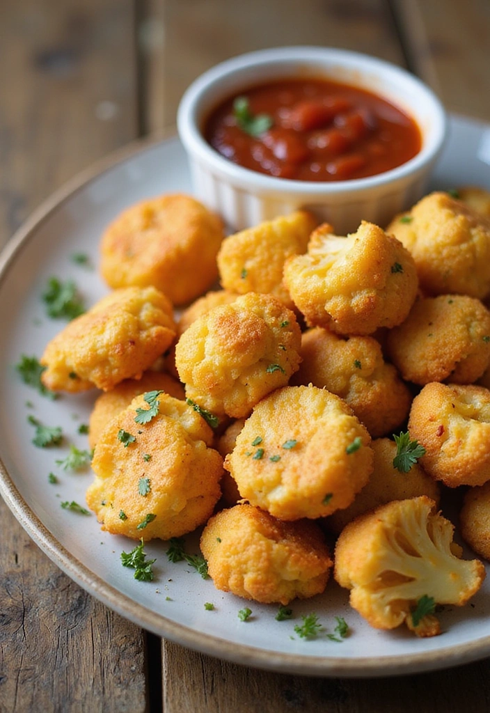 18 Healthy Snacks Your Kids Will Actually Want to Eat (Number 8 Is a Game-Changer!) - 4. Cheesy Cauliflower Bites