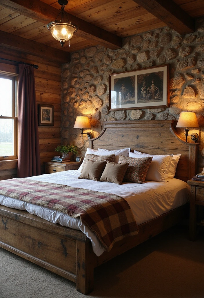 Rustic Retreat with Wood Accents