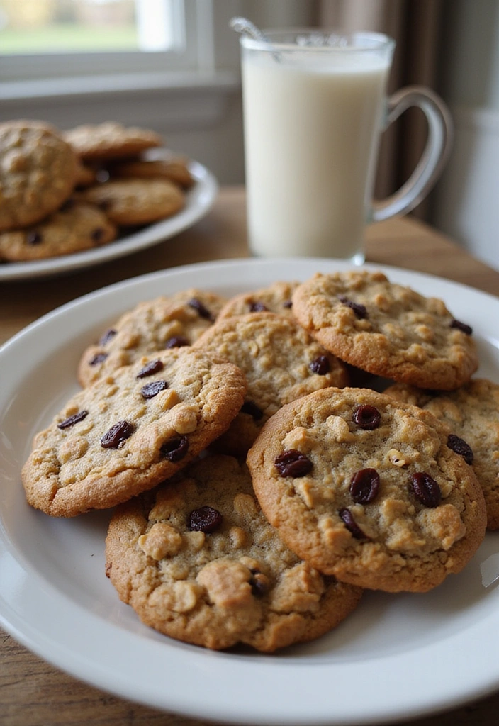 18 Healthy Snacks Your Kids Will Actually Want to Eat (Number 8 Is a Game-Changer!) - 15. Oatmeal Cookies