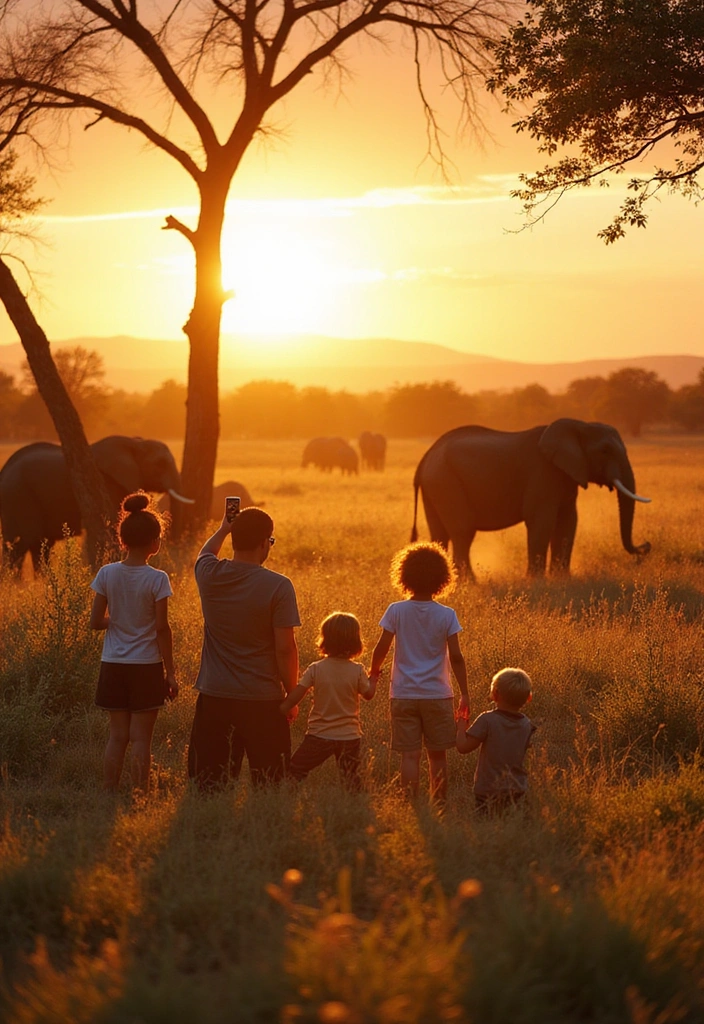 12 Family Travel Itineraries That Make Traveling with Kids a Breeze (Tip #8 Is a Game-Changer!) - 11. Wildlife Safari in South Africa