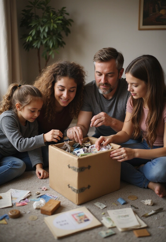 20 Family Bonding Activities That Will Bring You Closer Together (Try #15 This Weekend!) - 20. Create a Family Time Capsule