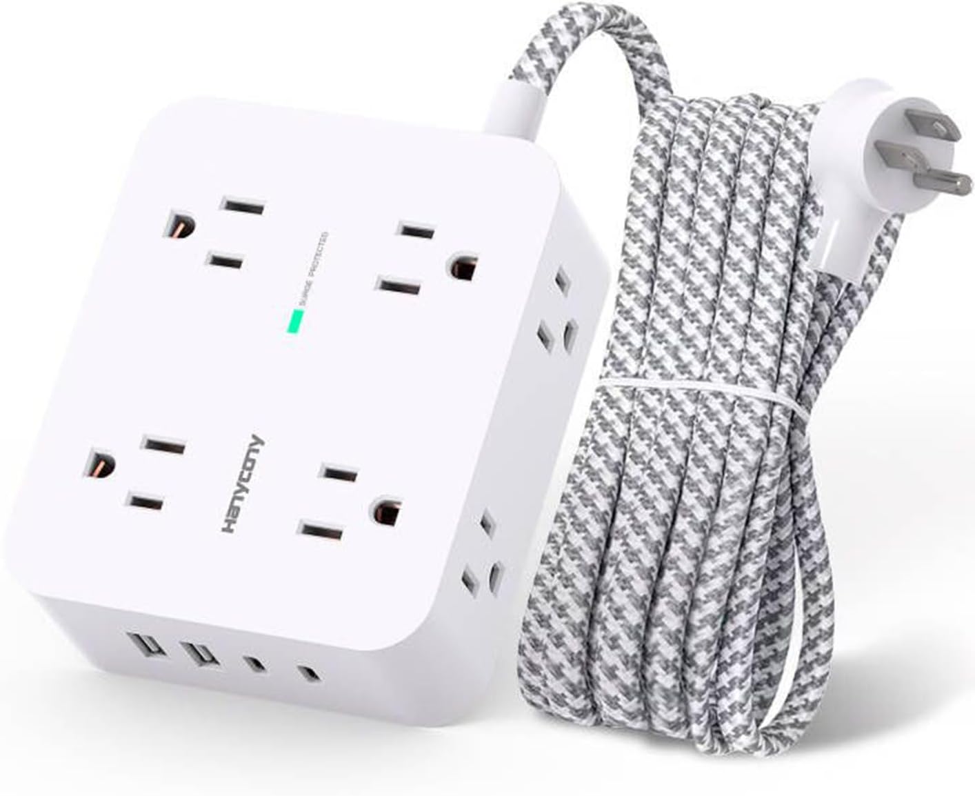 Plug, Play, and Protect: The HANYCONY Surge Protector Power Strip Extension