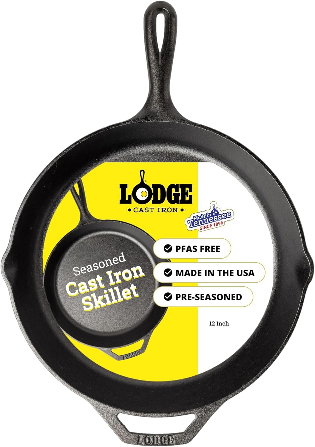 Lodge 12-Inch Cast Iron Skillet
