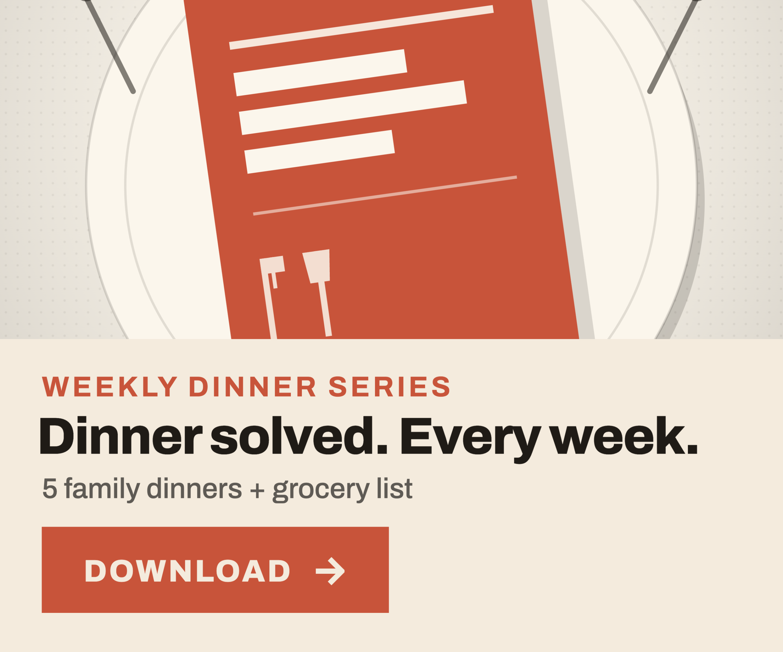 Weekly Dinners eBook